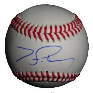  Tanner Scheppers Autographed ROLB Baseball, Texas Rangers 