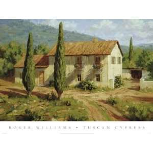  Roger Williams   Tuscan Cypress Canvas: Home & Kitchen