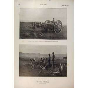  Boer War Africa 1900 Tugela Guns Ferry Troops Guns