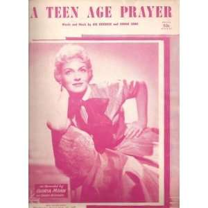  Sheet Music Gloria Mann A Teen Age Prayer 2 Everything 