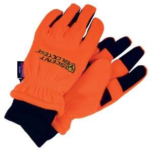 Scentblocker Fleece Glove  Blaze Orange  Large  Sports 