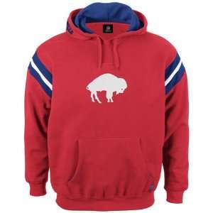  Buffalo Bills AFL Red Pumped Up Hooded Sweatshirt Sports 