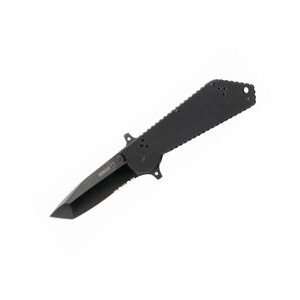 Boker Armed Forces Folder Ii Solid G 10 Handles Hollow Ground Serrated 