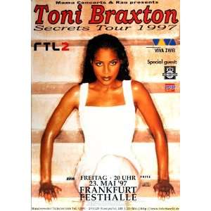  Toni Braxton   Secrets 1997   CONCERT   POSTER from 