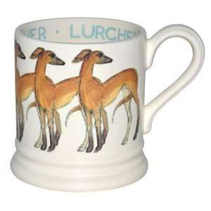 Emma Bridgewater Dogs Lurcher 1/2 Pint Mug:  Kitchen 