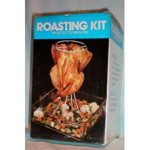 Roasting Kit    Reduces Cooking Time Up To 1/4    Chrome Plated Metal 