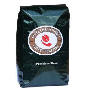 Green Unroasted Poor Mans Blend, Whole Bean Coffee, 5 Pound Bag 