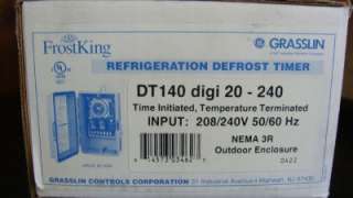 Frost King Grasslin Defrost Timer DT140 Digi 20 240  