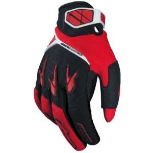  2012 ONE INDUSTRIES DRAKO GLOVES (X LARGE) (RED/BLACK 