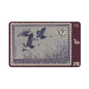 Collectible Phone Card Duck Hunting Permit Stamp Card #22 Ooid After 