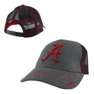   Nike Alabama Crimson Tide Charcoal Fade In Mesh Hat