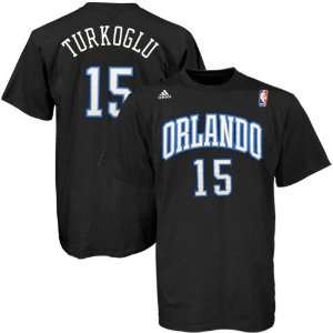  NBA adidas Orlando Magic #15 Hedo Turkoglu Black Net 