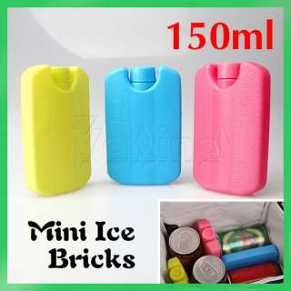 Mini Freezer Pack Mini Cooler Ice Brick Travel Bag Box Portable 
