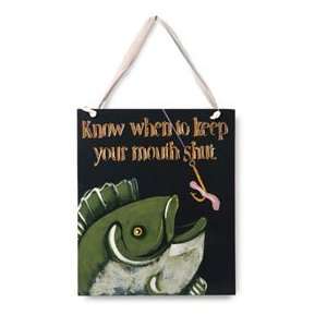  Keep Your Mouth Shut Plaque