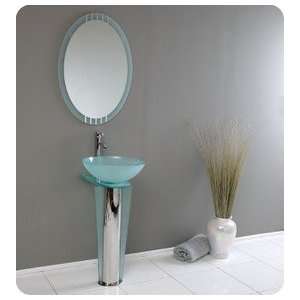  Fresca Vitale Modern Glass Bathroom Vanity: Home 