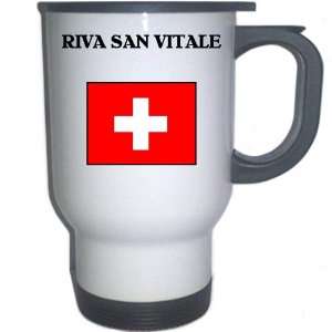  Switzerland   RIVA SAN VITALE White Stainless Steel Mug 