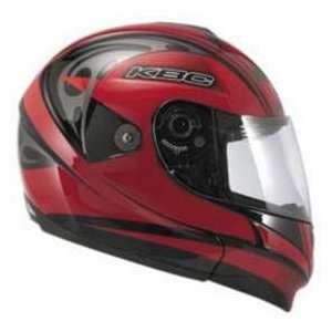    KBC FFR CRUZ BK_RD 2XL MOTORCYCLE Full Face Helmet: Automotive