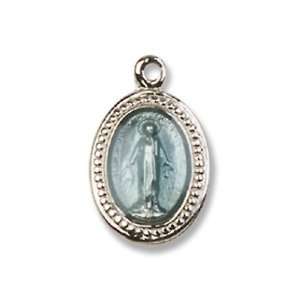  Sterling Silver Miraculous Medal Mother of God St. Mary 