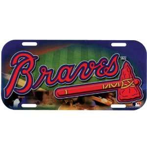  Atlanta Braves   Field High Def License Plate MLB Pro 