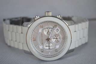 Michael Kors White with Silver Tone Womens Watch MK8108 #38  