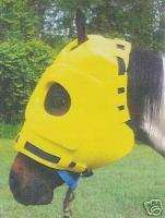 Horse Double Padded Head Face Protector Equine Helmet  