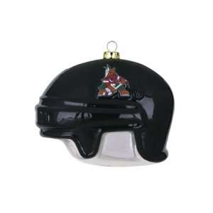 Phoenix Coyotes NHL Glass Hockey Helmet Ornament (3)  