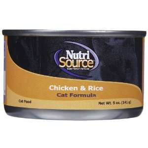  Nutri Source Cat & Kitten   Chicken & Rice   12 x 5 oz 