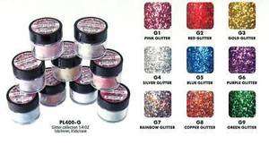 RAINBOW Glitter Colored Acrylic Powder   Mia Secret  