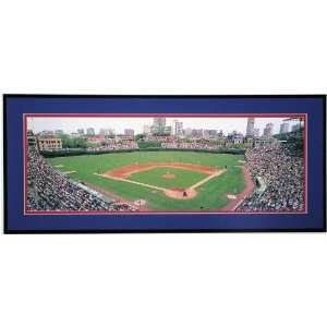 Chicago Cubs Vs Boston Red Sox   Wrigley Panoramic View Behind Home 