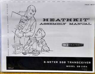 HEATHKIT SB 110 SB110 TRANSCEIVER 6 METER W/EXTRAS  