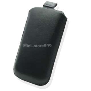 New Leather Case Pouch + LCD Film For HTC Magic G2 c  