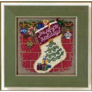  Holiday Stocking (beaded kit) Arts, Crafts & Sewing