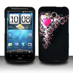   Cover Case for HTC Inspire 4G (AT&T) + Luxmo Brand Car Charger Cell
