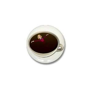  Ophelia Funny Mini Button by  Patio, Lawn 