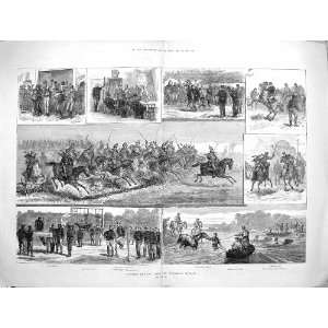 1881 Hungarian Hussars Horses Austrian Military Life