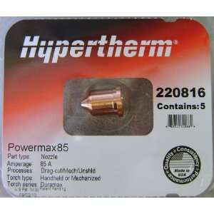 Hypertherm Powermax 85 Nozzles 220816