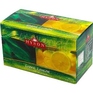 HYSON Filter Bag Green Tea, Lemon: Grocery & Gourmet Food