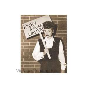 Love Lucy Picket Sign Print 