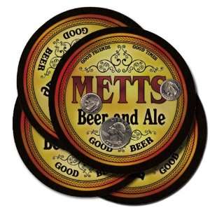  METTS Family Name Beer & Ale Coasters: Everything Else