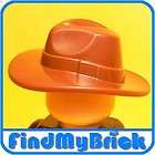 G151A Lego Indiana Jones Fedora Hat Outback   Reddish Brown   7625 