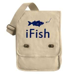    Messenger Field Bag Khaki iFish Fishing Fisherman 