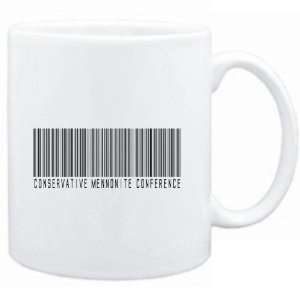  Mug White  Conservative Mennonite Conference   Barcode 