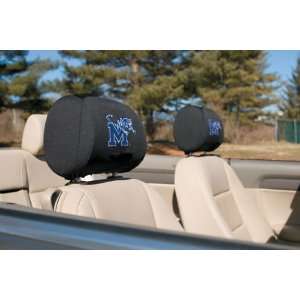 Memphis Tigers Automobile Headrest Covers:  Sports 