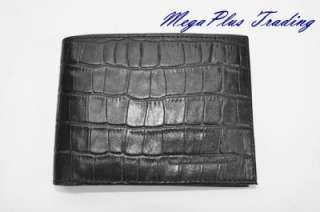 Authentic Giorgio Armani Leather Wallet Croc ART 463  