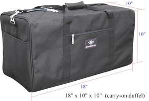 18 Duffel bag, heavy duty, 18X10X10 Marc Johnson  