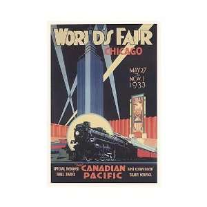 World S Fair Chicago 1933 Poster Print 
