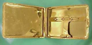 WWII US Army 35th Division 320th Infantry Cigarette Case Map Trek 