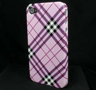 5X NEW RUBBER HARD CASE COVER FOR APPLE IPHONE 4 4G WJ  