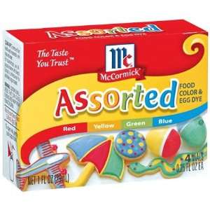 McCormick Assortment Food Colors   12 Pack  Grocery 