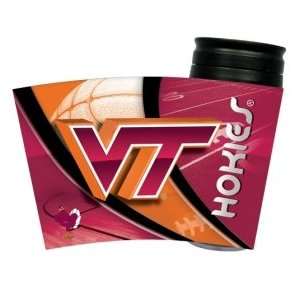  Virginia Tech Hokies Insulated Travel Mug: Sports 
